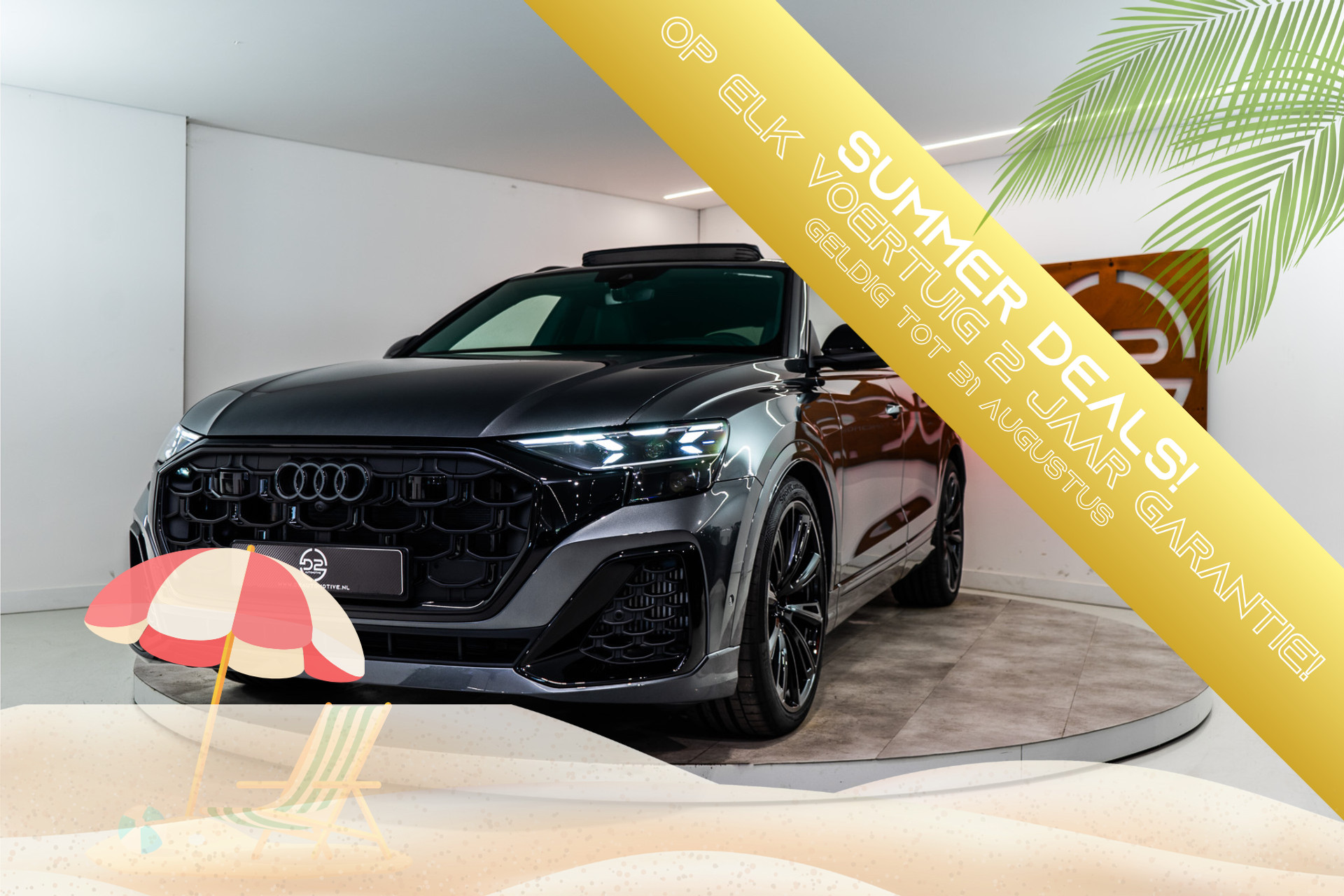 Audi Q8 60 TFSI E Quattro S-Edition Competition 490PK FACELIFT | Pano | B&O | Vierwielsturing | VOL! 4 JAAR FABRIEKSGARANTIE 53110042-0.jpg | D2 Automotive