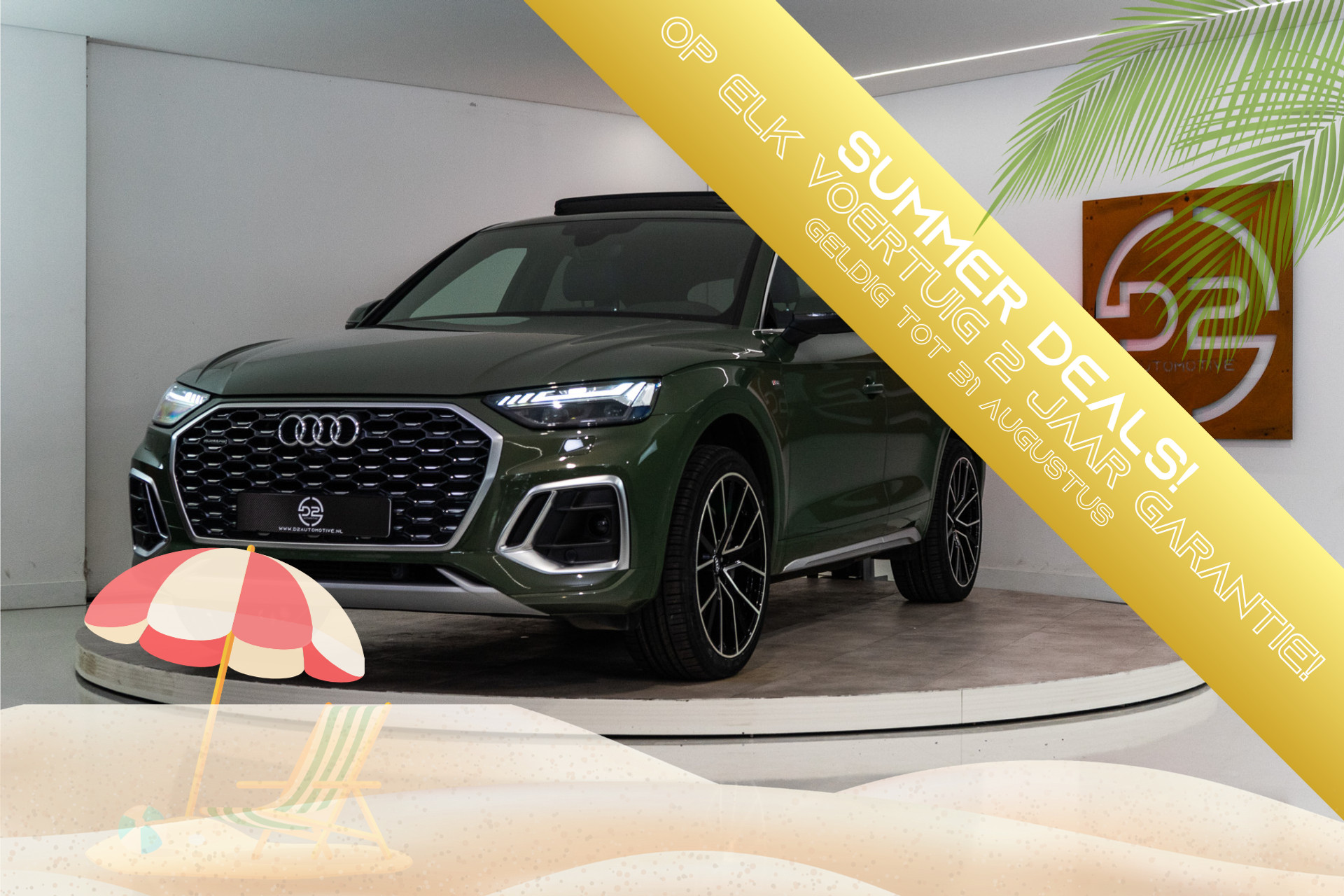 Audi Q5 Sportback 55 TFSI e S Line 367PK | District Green | Pano | Virtual | 21'' | SQ5 Sierstukken | 12 MND Garantie 55085750-0.jpg | D2 Automotive